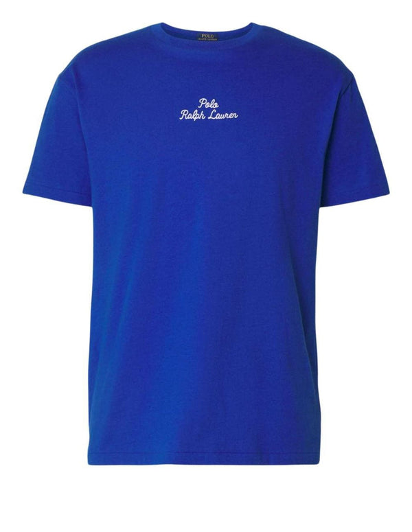 Camiseta Polo Ralph Lauren con Logo Azul Hombre
