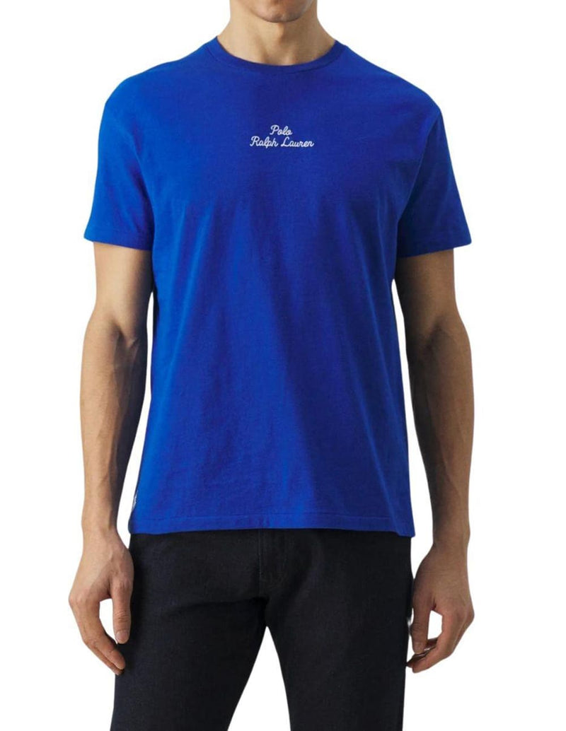 Camiseta Polo Ralph Lauren con Logo Azul Hombre