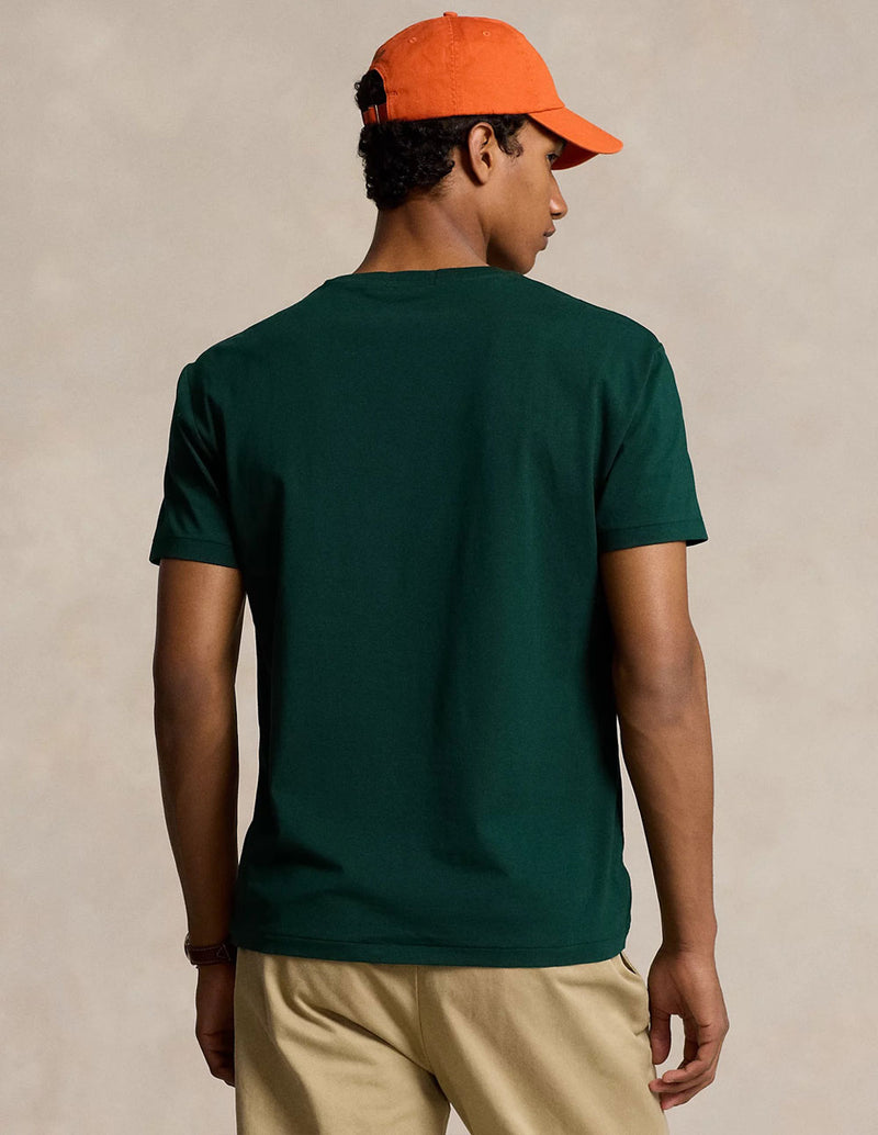 Camiseta Polo Ralph Lauren con Logo Verde Hombre