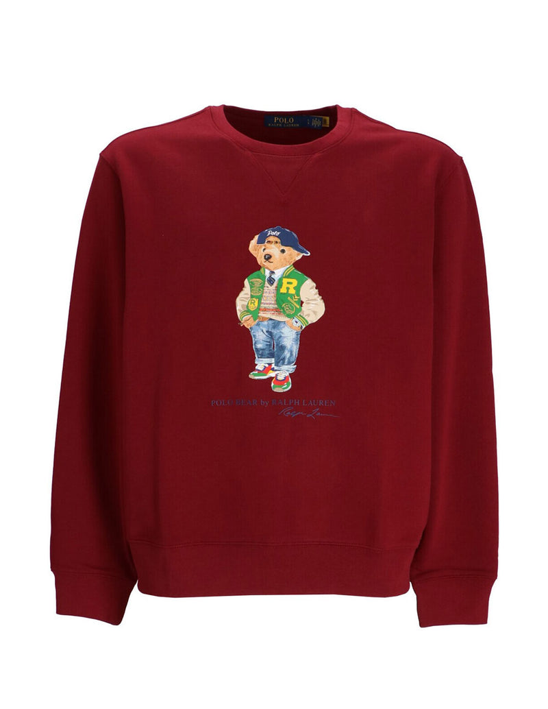 Sudadera Polo Ralph Lauren Polo Bear Roja Hombre