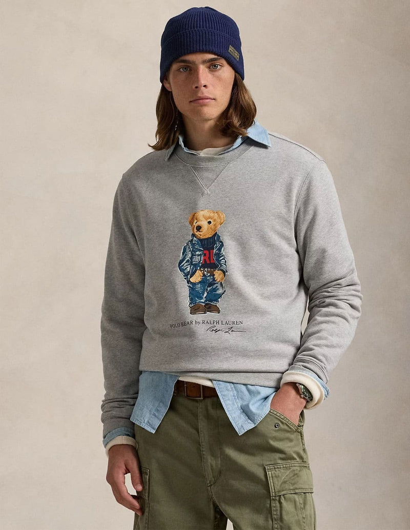 Sudadera Polo Ralph Lauren Polo Bear Gris Hombre