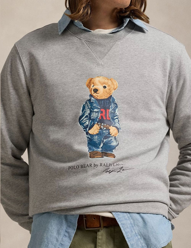 Sudadera Polo Ralph Lauren Polo Bear Gris Hombre