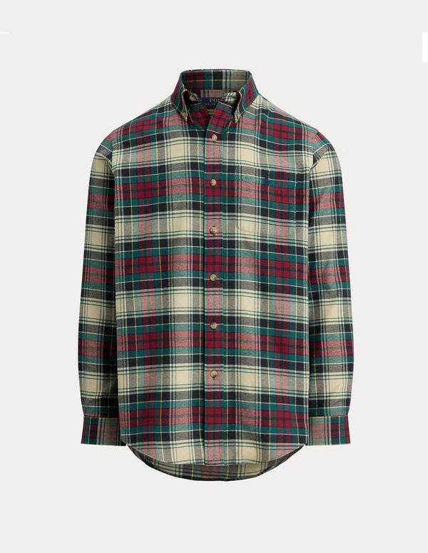 Camisa Polo Ralph Lauren Técnica de Cuadros Multicolor Hombre