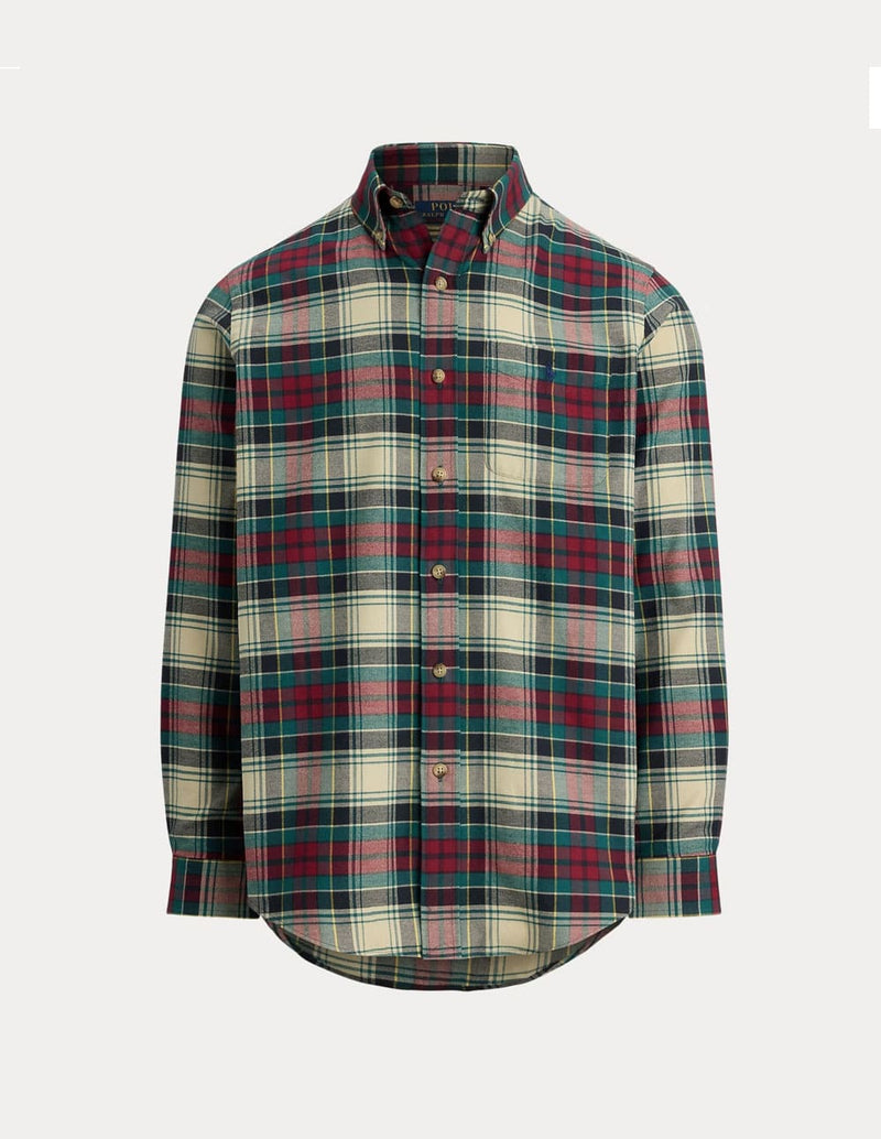 Camisa Polo Ralph Lauren Técnica de Cuadros Multicolor Hombre