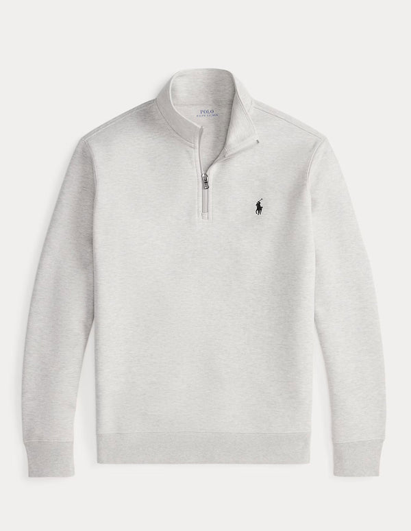 Jersey Polo Ralph Lauren de Punto Doble Gris Hombre