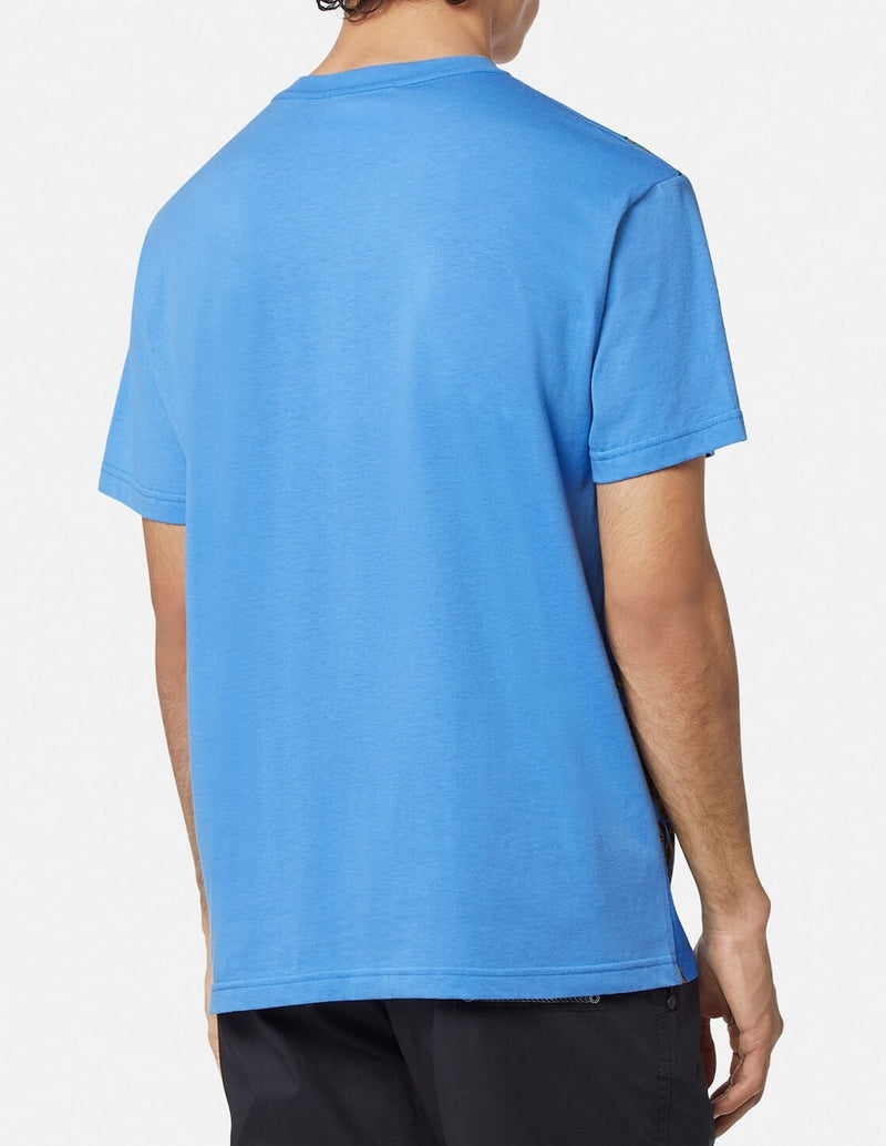 Camiseta Versace Jeans Couture Jewwels con Print Estampado Azul Hombre