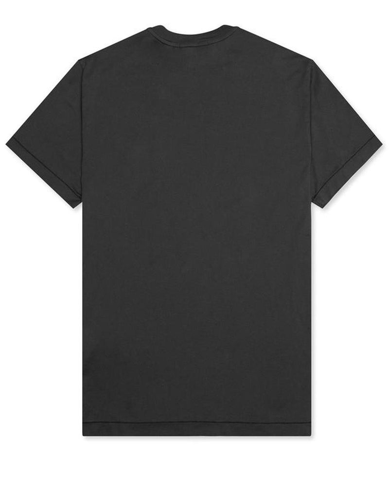 Camiseta Stone Island Logo Pequeño Gris Oscuro Hombre