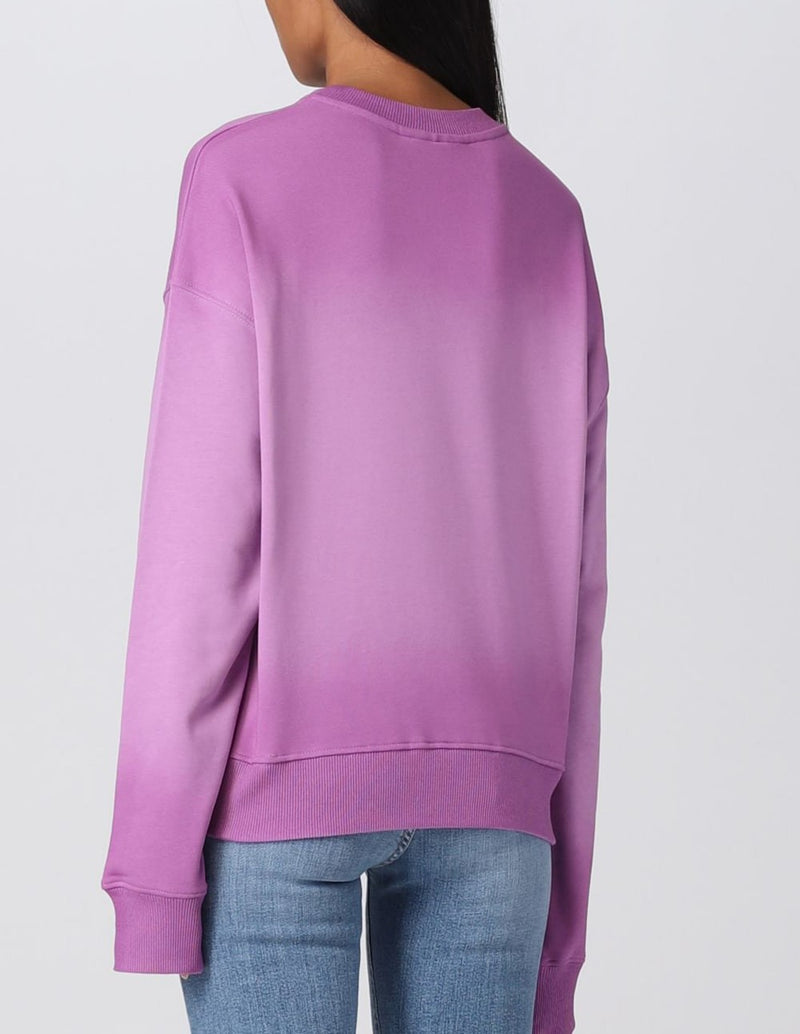 Chiara Ferragni Sweatshirt with Purple Logo Woman