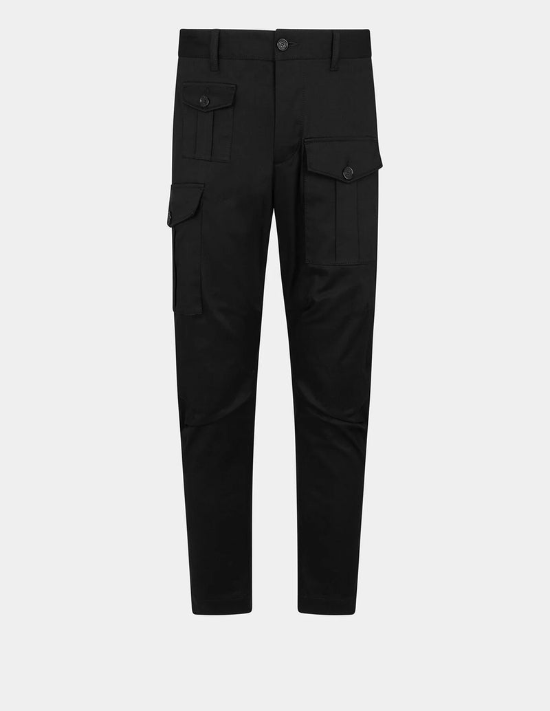 Pantalón Cargo Dsquared2 Sexy Negro Hombre