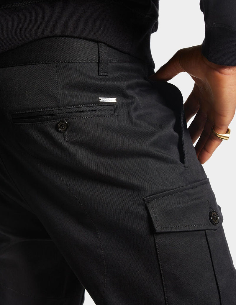 Pantalón Cargo Dsquared2 Sexy Negro Hombre