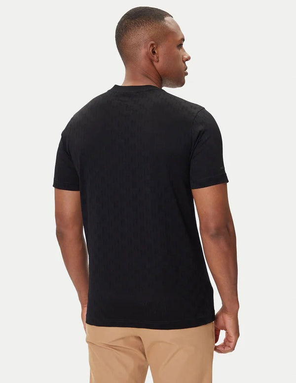 Camiseta Karl Lagerfeld con Logo Negra Hombre