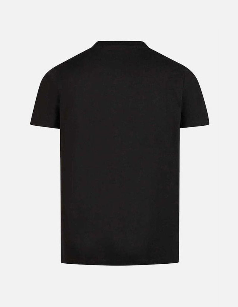 Camiseta Karl Lagerfeld con Logo Negra Hombre