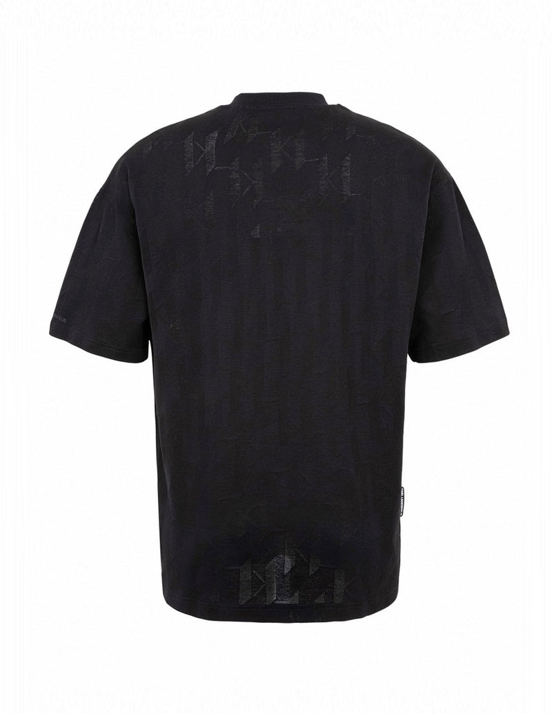 Camiseta Karl Lagerfeld con Logo Negra Hombre