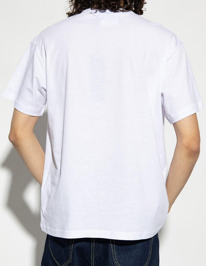 Versace Jeans Couture T-shirt with White Logo for Men