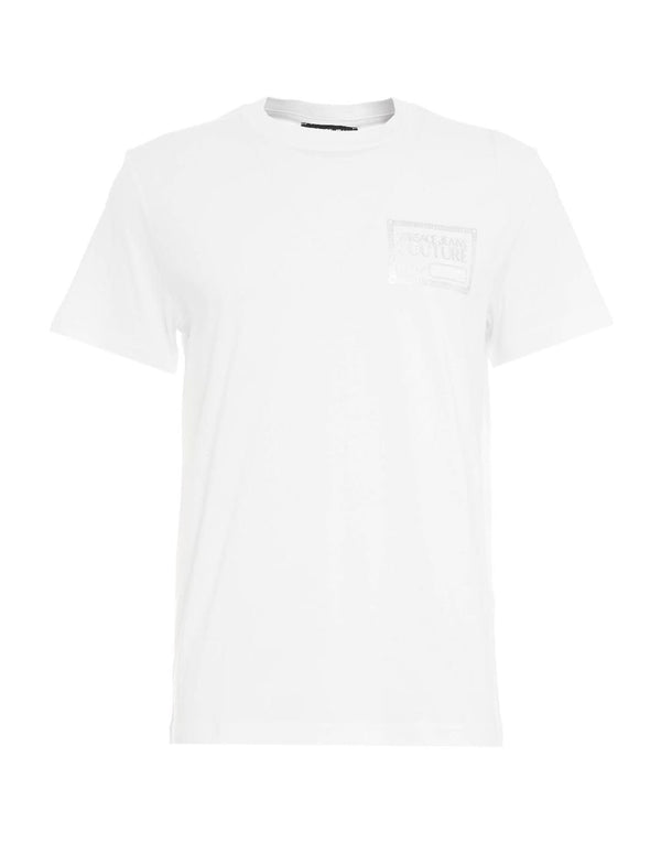 Camiseta Versace Jeans Couture con Logo Blanca Hombre