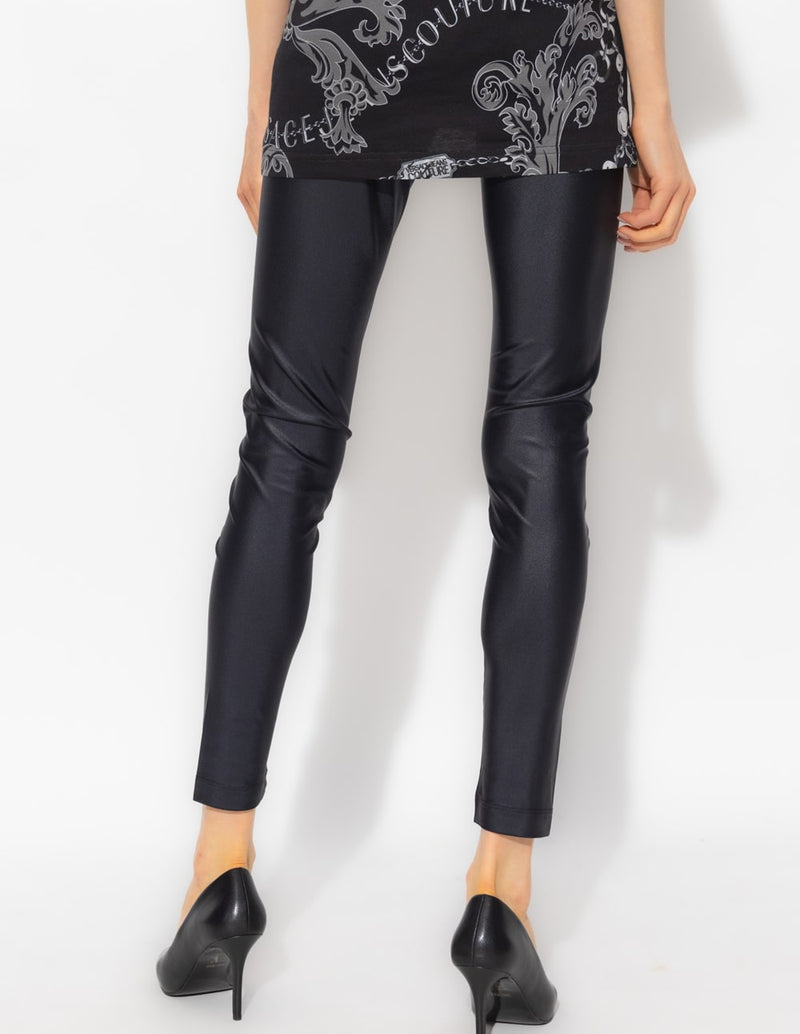 Versace Jeans Couture Logo Leggings for Women Black