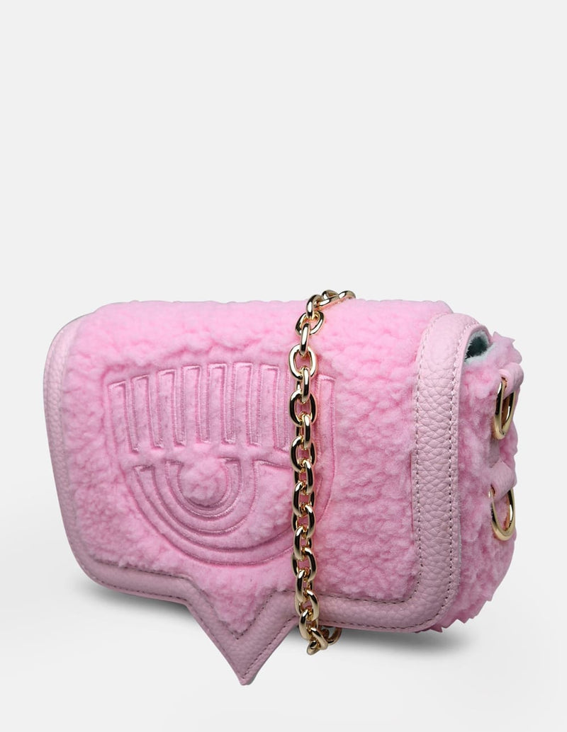 Bolso Chiara Ferragni con Logo Rosa Mujer 18 x 15 x 5