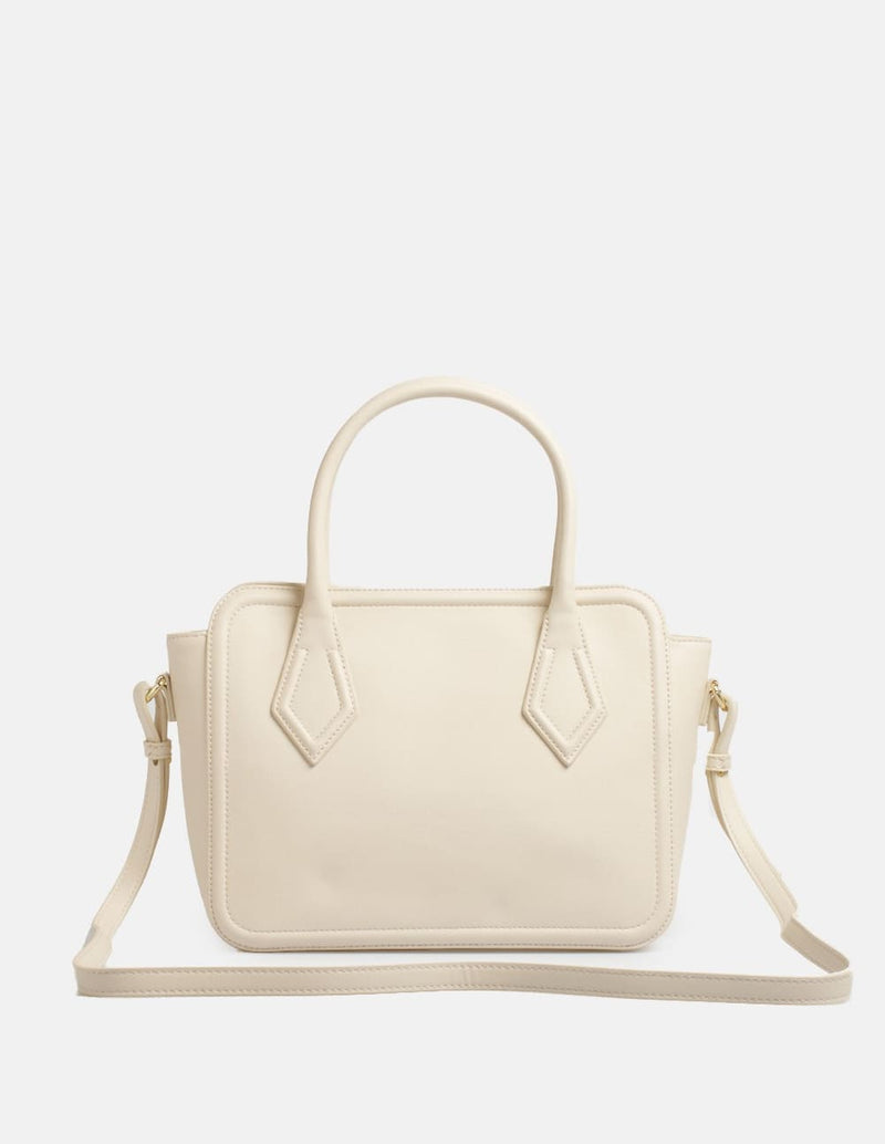 Bolso Chiara Ferragni de Mano Beige Mujer 25 x 21 x 5