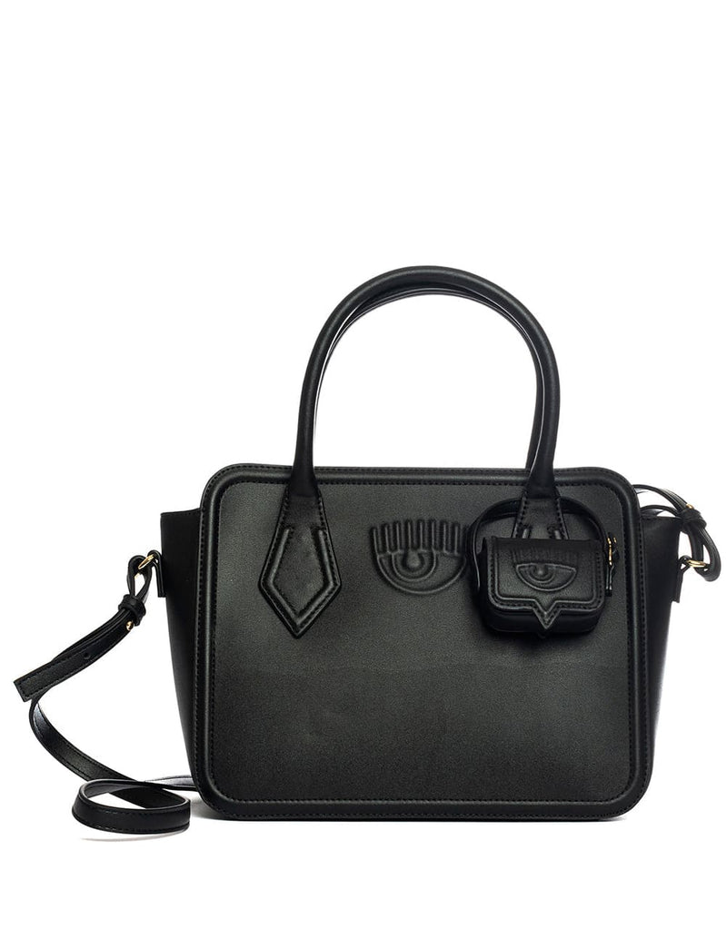 Bolso Chiara Ferragni de Mano Negro Mujer 25 x 21 x 5