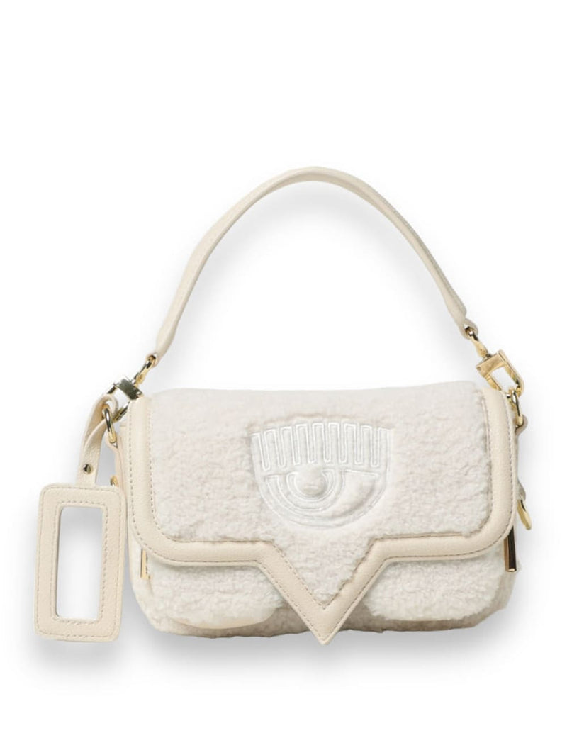 Bolso Chiara Ferragni con Logo Blanco Mujer 22 x 15 x 7