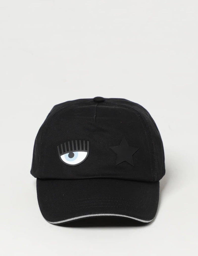 Gorra Chiara Ferragni con Logo Negra Mujer