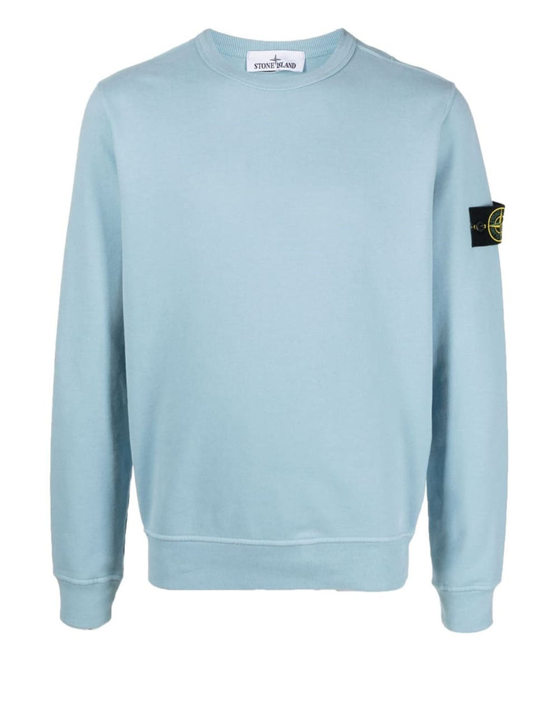 Sudadera Stone Island Logo Patch Azul Hombre