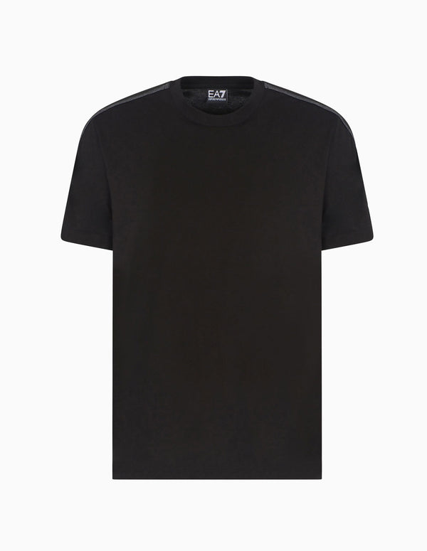 Camiseta Emporio Armani EA7 Logo Series Negra Hombre