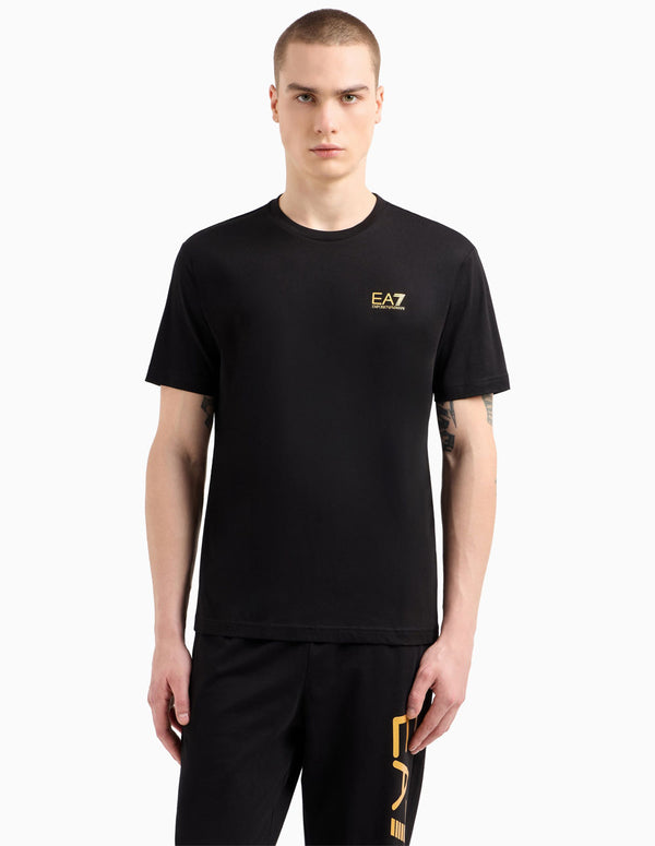 Camiseta Emporio Armani EA7 Logo Series Negra Hombre