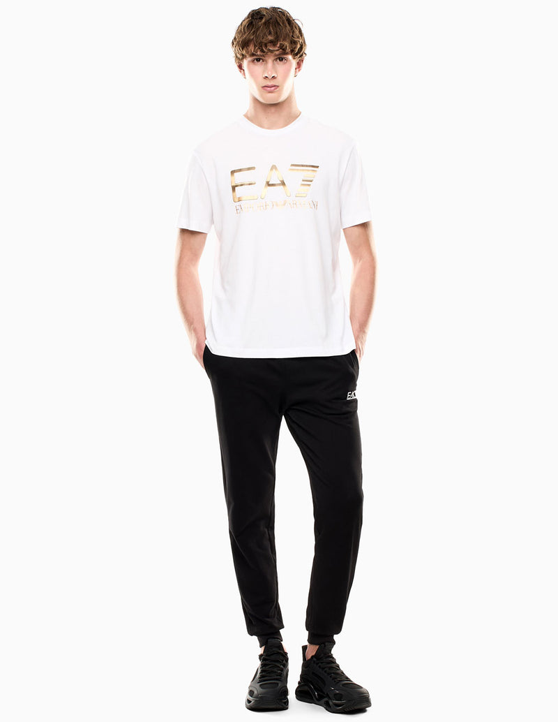Camiseta Emporio Armani EA7 Maxilogo Series Blanca Hombre