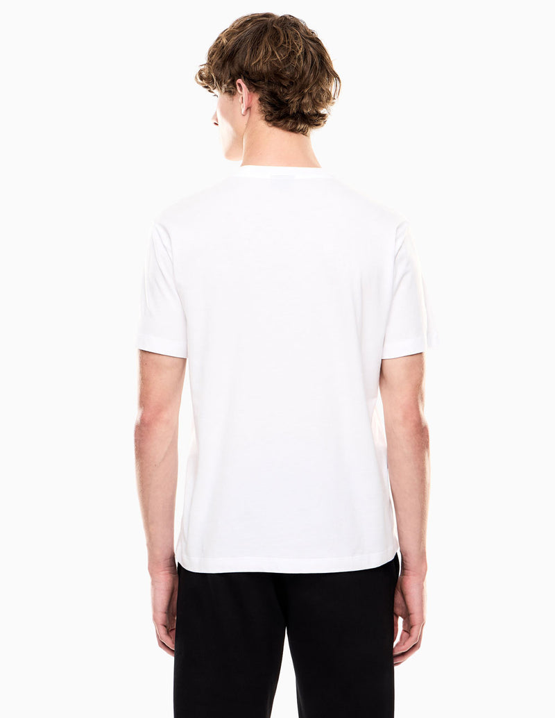 Camiseta Emporio Armani EA7 Maxilogo Series Blanca Hombre