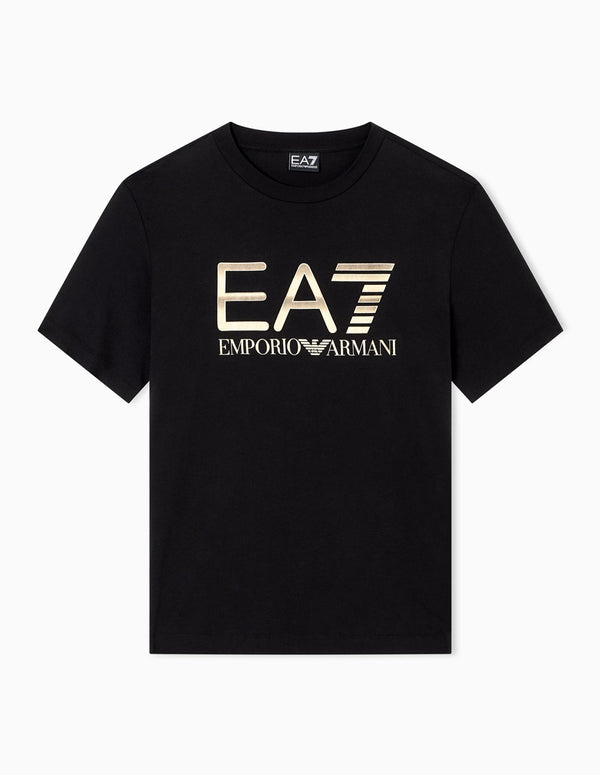 Camiseta Emporio Armani EA7 Maxilogo Series Negra Hombre