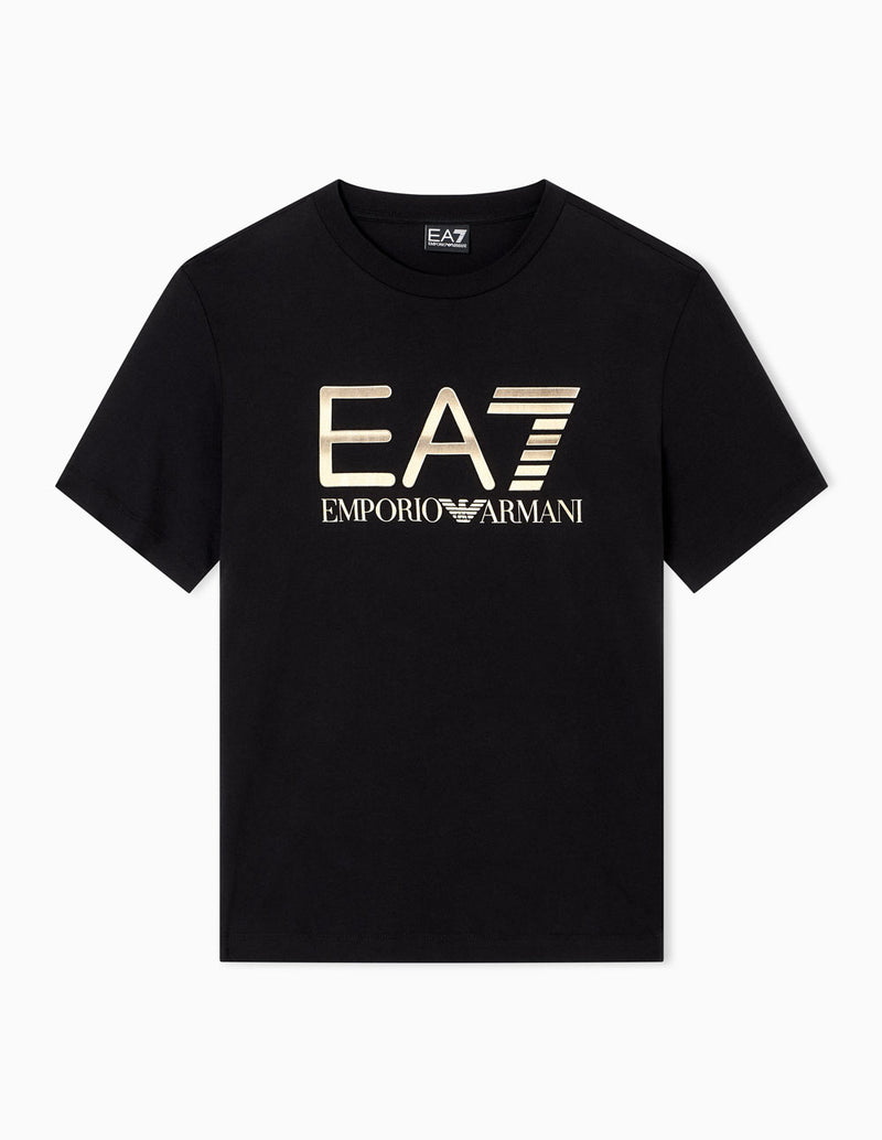 Camiseta Emporio Armani EA7 Maxilogo Series Negra Hombre
