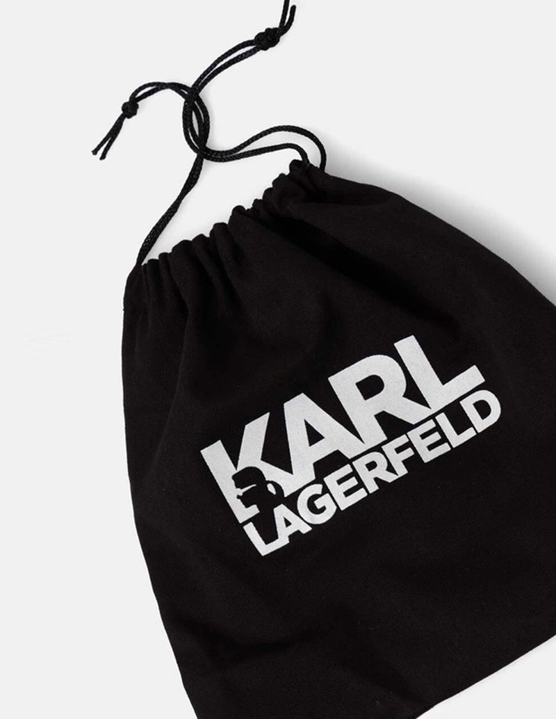 Cinturón Karl Lagerfeld con Logo Negro Hombre