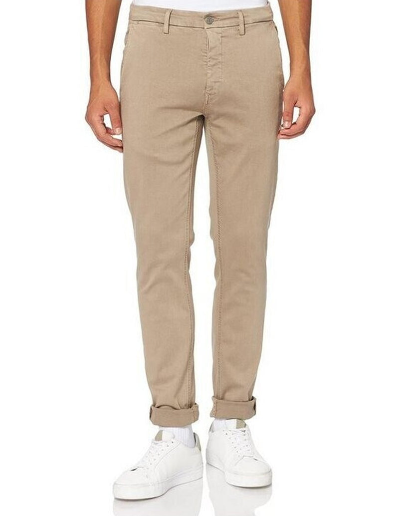 Replay Slim Fit Zeumar Beige Men's Trousers