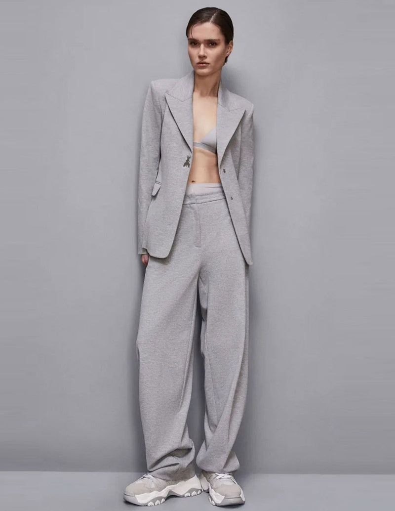 Chaqueta Patrizia Pepe con Fly Gris Mujer