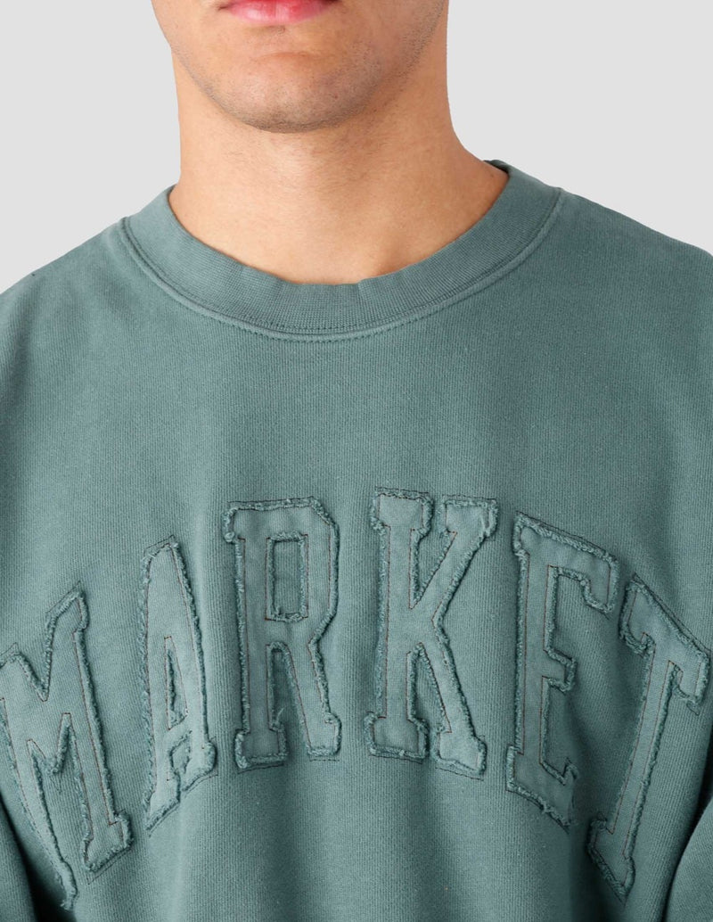 MARKET Vintage Wash Green Men's Sweatshirt