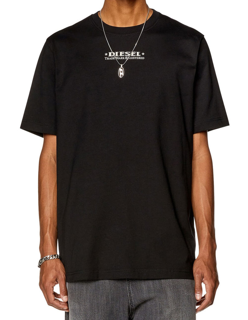 Camiseta DIESEL T-Just-L4 Negra Hombre