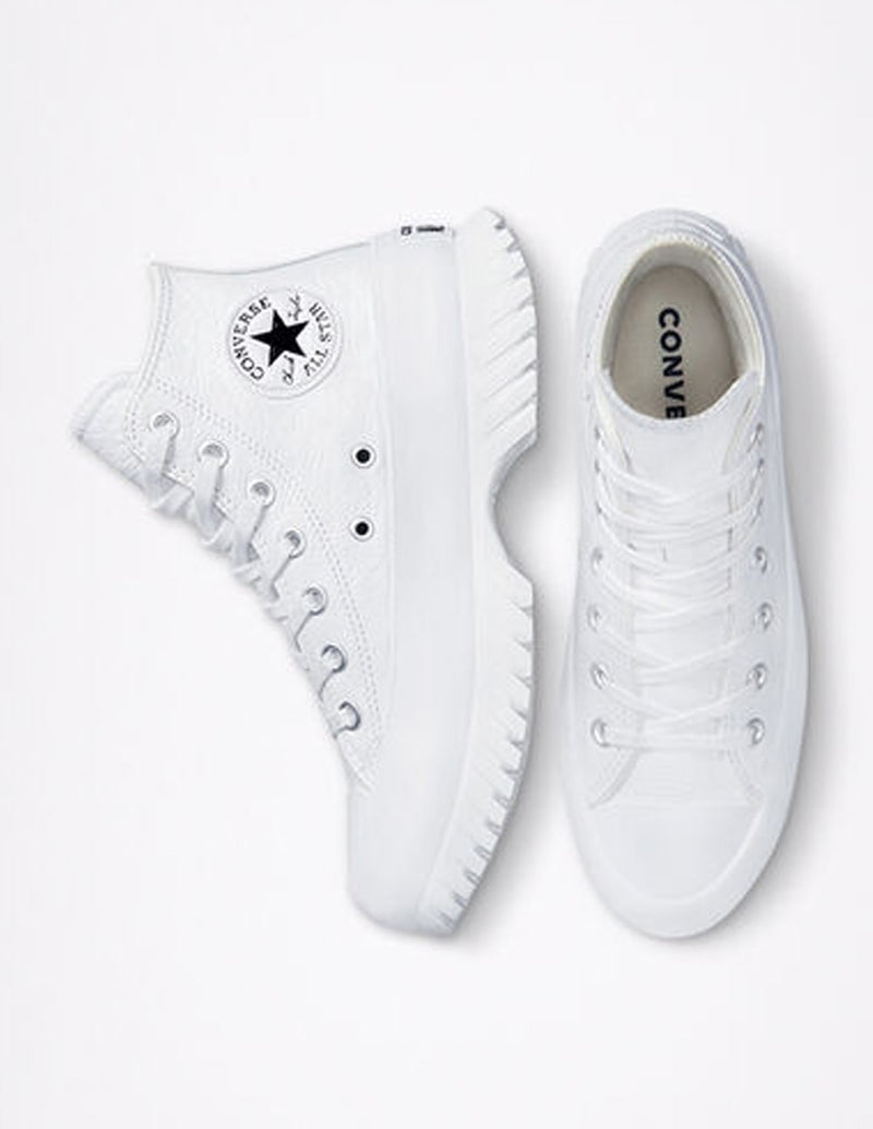 Converse Chuck Taylor All Star Lugged 2.0 Leather Blancas Mujer
