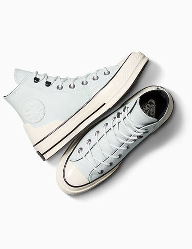 Converse Chuck 70 Leather Grises Mujer
