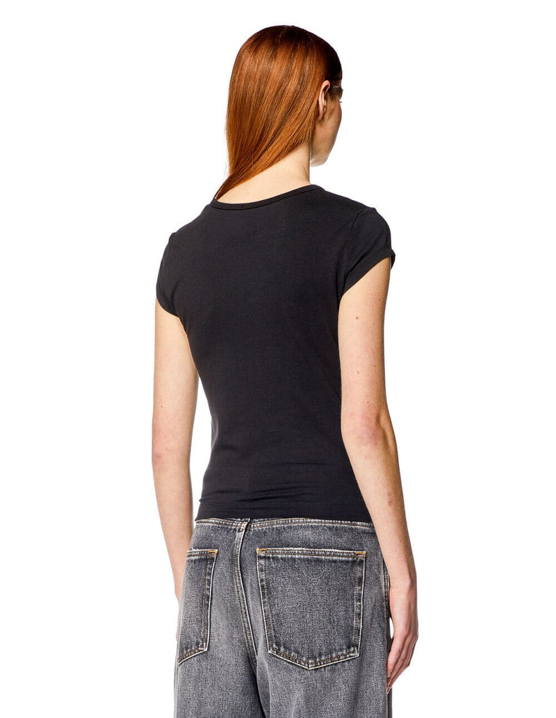 Camiseta DIESEL Angie Negra Mujer