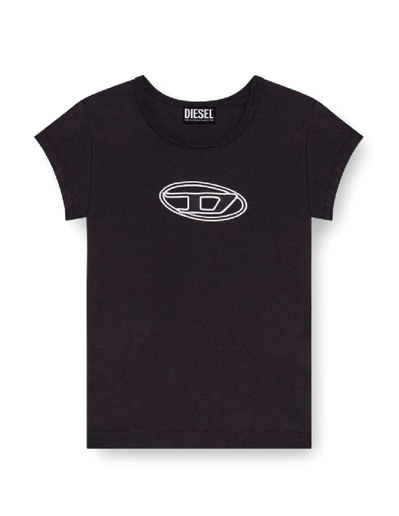 Camiseta DIESEL Angie Negra Mujer