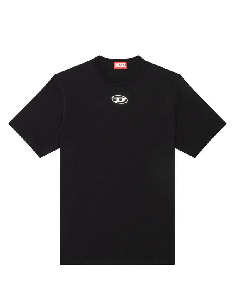 Camiseta DIESEL con Logo Negra Hombre