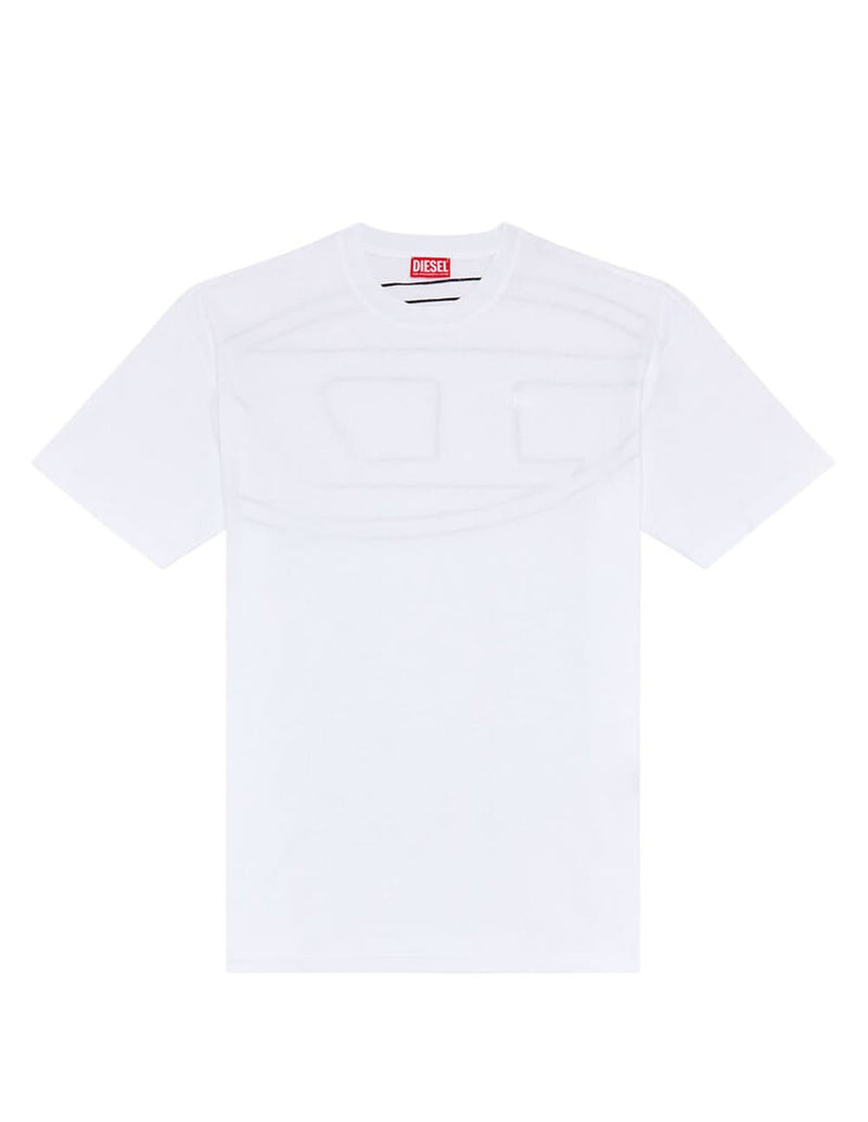 Camiseta DIESEL T-Boggy-Megoval-D Blanca Hombre