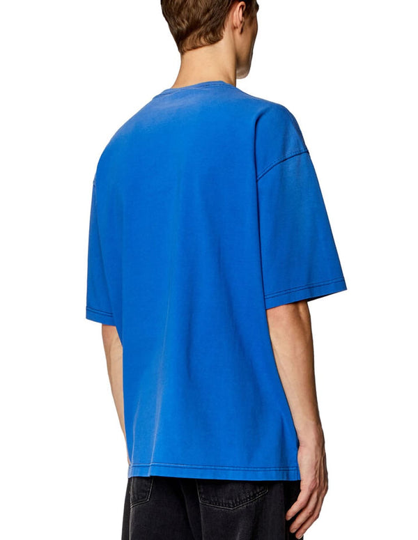 Camiseta DIESEL T-Wash-N Extragrande Azul Hombre