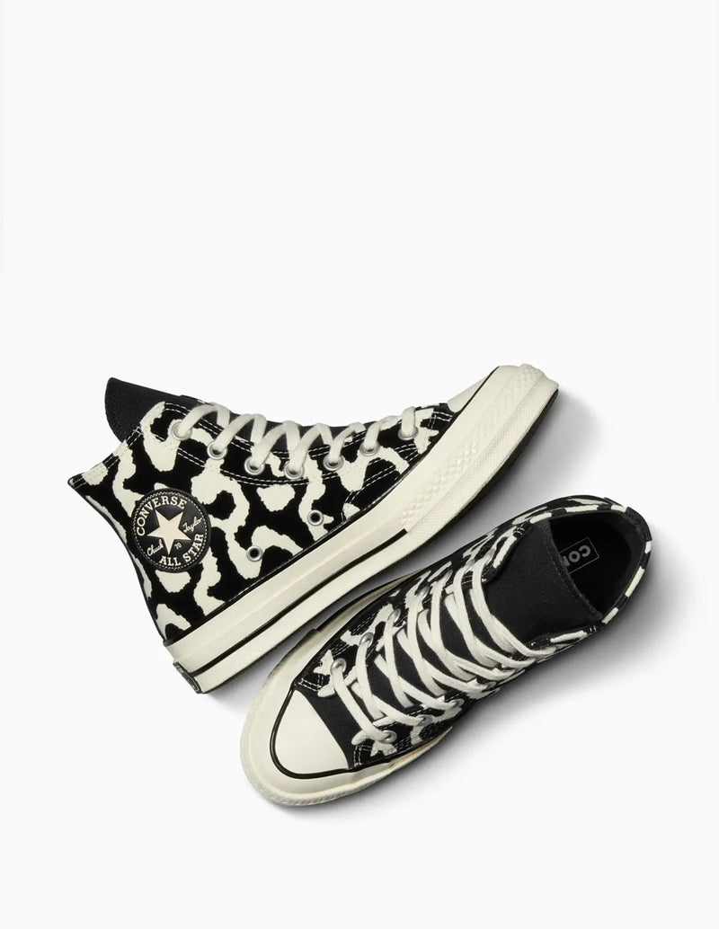 Converse Chuck 70 Leopard Remix Negras Mujer