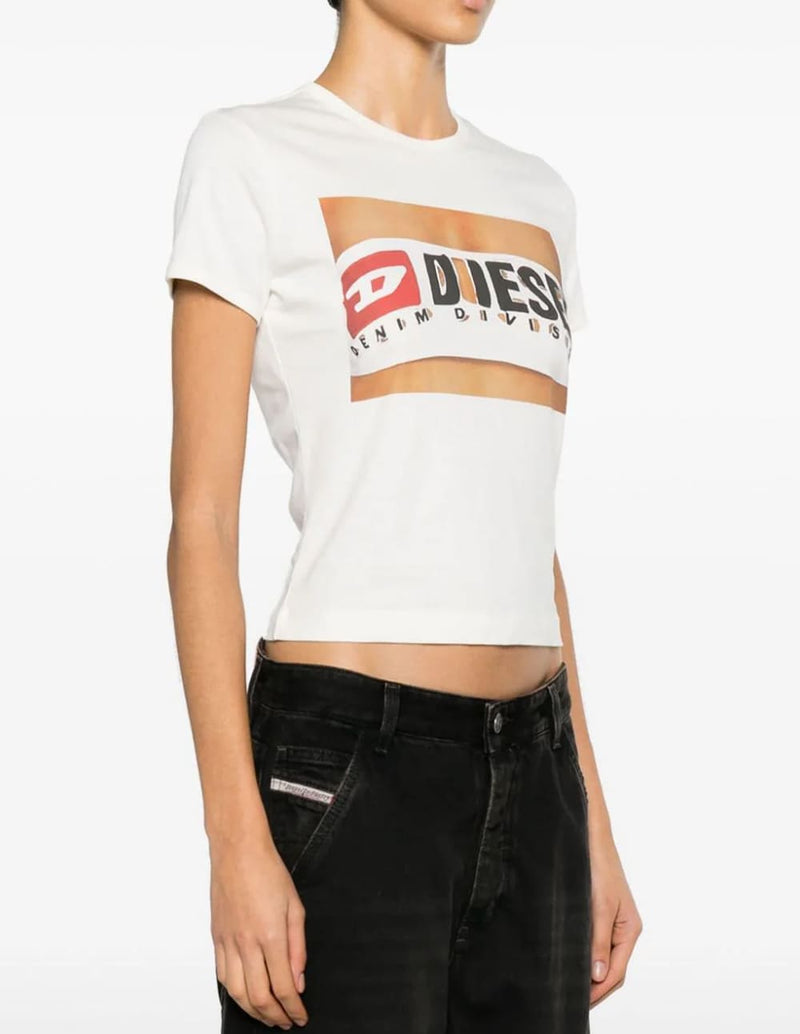 Camiseta DIESEL T-Uncutie Blanca Mujer