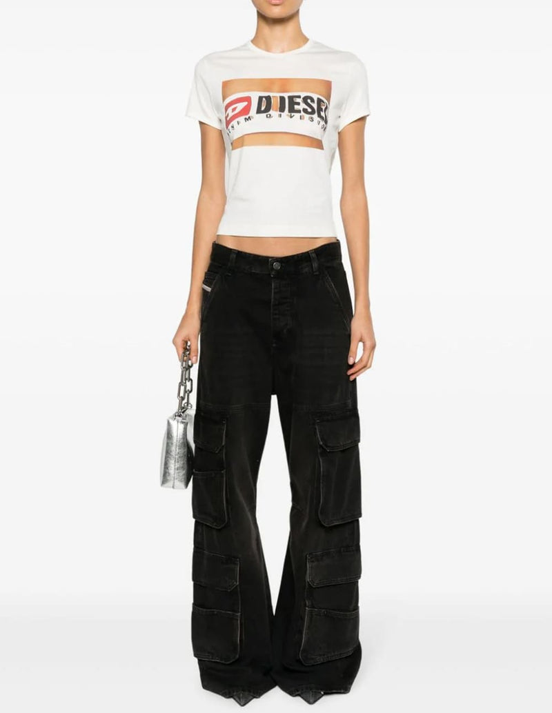 Camiseta DIESEL T-Uncutie Blanca Mujer