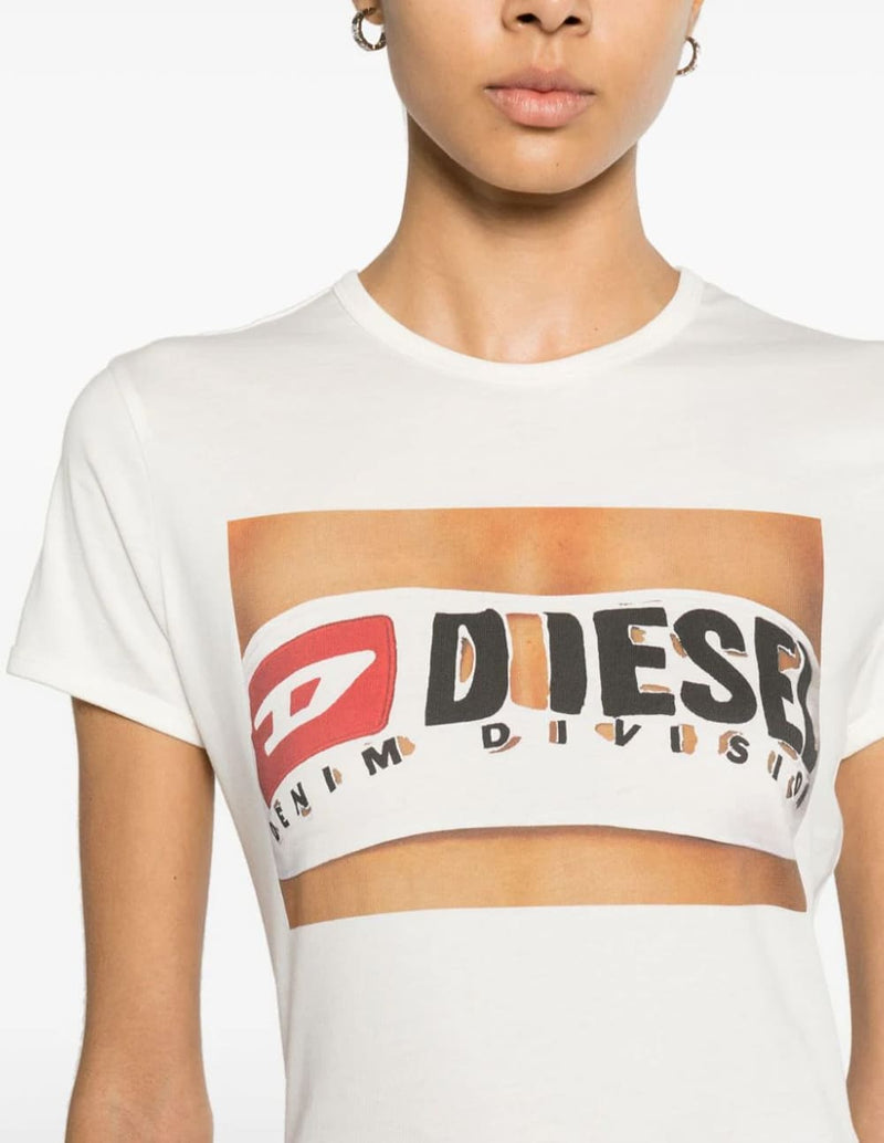 Camiseta DIESEL T-Uncutie Blanca Mujer