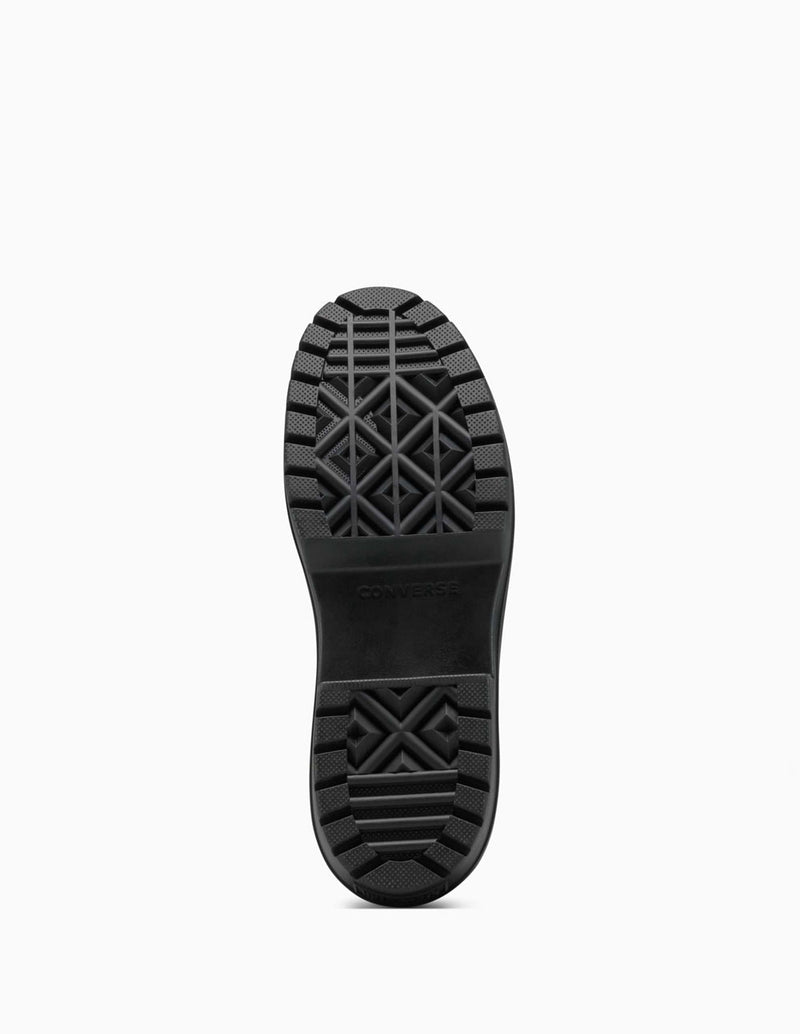 Converse Chuck Taylor All Star Lugged Heel Platform Leather Negras Mujer