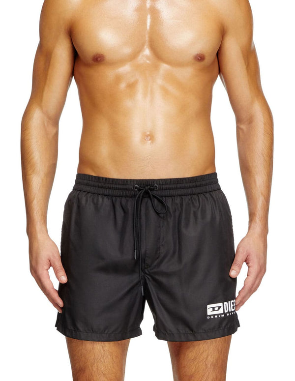 Bañador DIESEL con Logo Negro Hombre